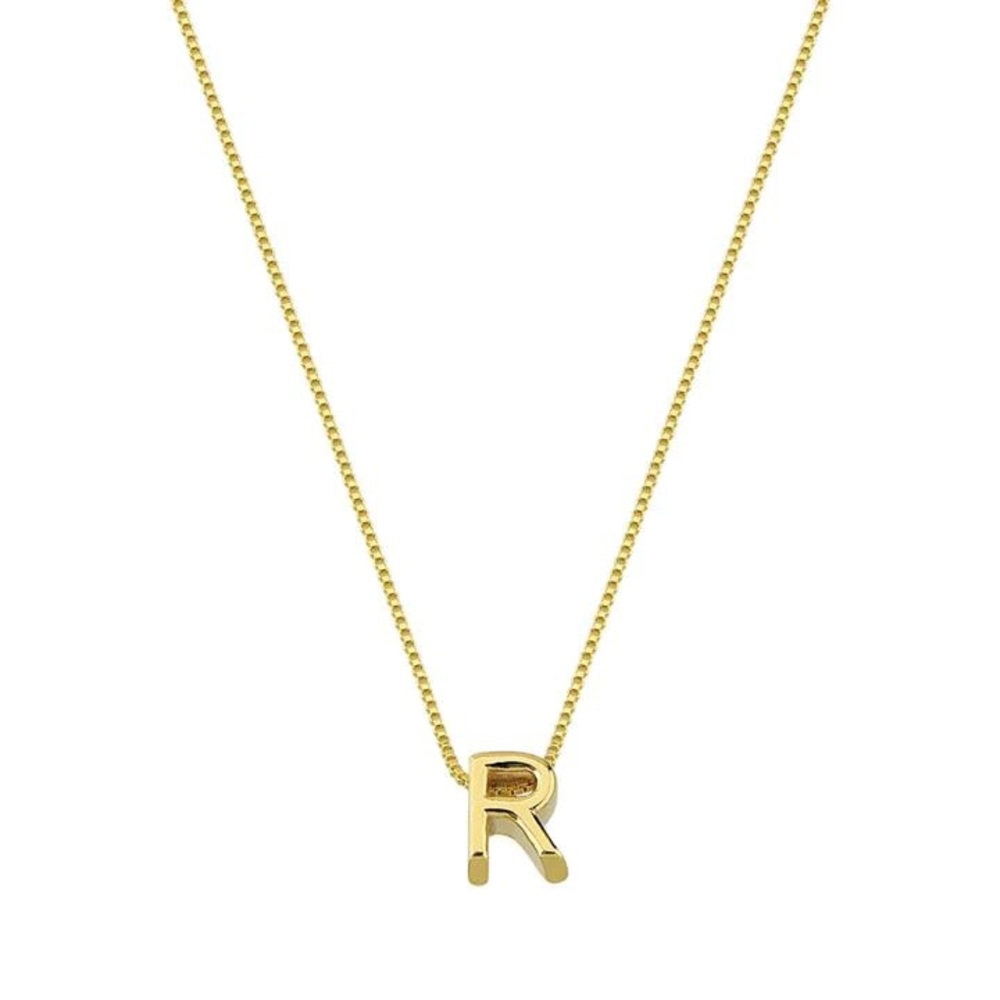 Letter Necklace, R